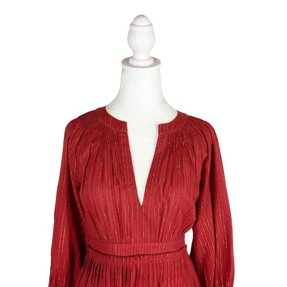 Ulla Johnson Rory Mini Dress 0 Red NEW - Picture 5 of 9